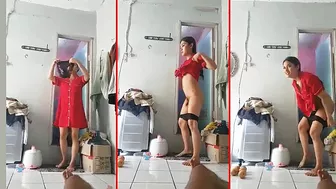 Hot indian kinner wearing panty after taking a bath, XXX Desi sex Hot indian kinner wearing panty after taking a bath, XXX Desi sex