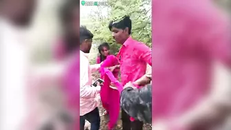 Indian Porn, Desi Lovers hiding in jungle caught by brother in law