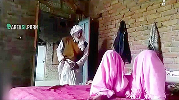 Man is old but he is often caught fucking his beloved Indian wife