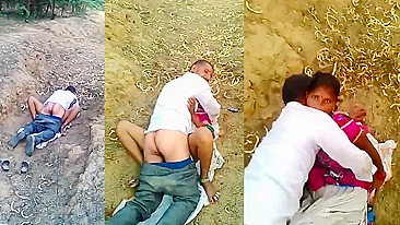 Desi cheating wife gives sex to a bf in the forest, voyeur caught it