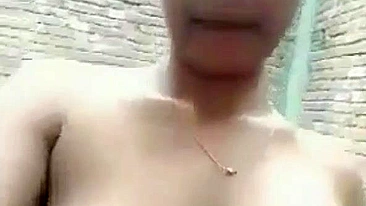 Webcam girl of Indian origin uses eggplant to masturbate in caught video