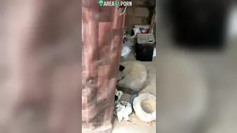 Neighbor is caught penetrating Indian bhabhi's pussy in piledriver