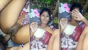 Indian college girl shows her slutty face during sex with brother