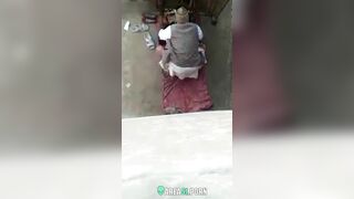 Cheating Desi wife was caught fucking with Chachi old man. Indian lovers