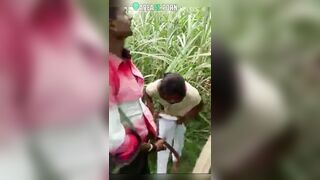 Desi cheating wife was caught fucking with her village BF in field