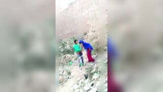 Randi cheating wife was caught fucking with her BF on the castle ruins