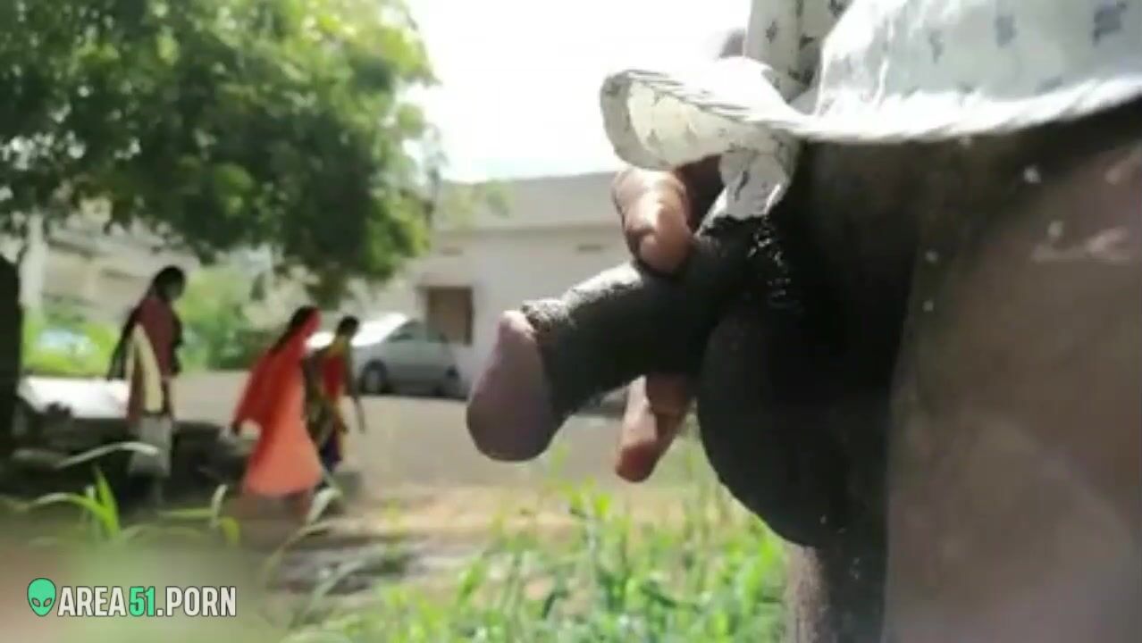 Village Desi Kand Porn - Local dude flashing cock to indian village girls. Scandal Desi MMs video |  AREA51.PORN