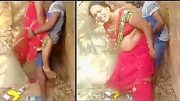 Outdoor Bhabhi seduces devar! This cheating wife caught by local boy on cam