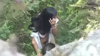 Slutty Desi wife cheats on her man outdoor, while hubby makes money Slutty Desi wife cheats on her man outdoor, while hubby makes money