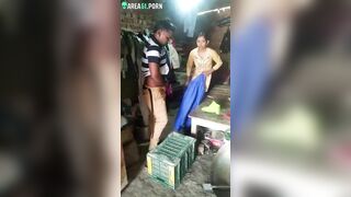 Guy is late a little bit and doesn't manage to film caught Indian video