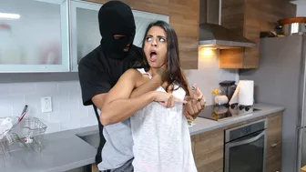Black robber fucks innocent Latina girl using his black XXX python Black robber fucks innocent Latina girl using his black XXX python