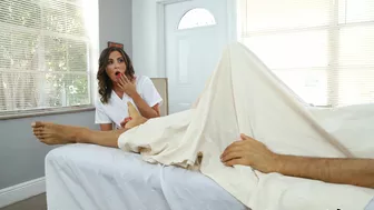 Guy's XXX sized cock satisfies big-butted masseuse's carnal needs