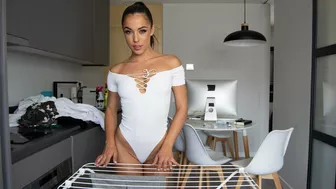 XXX Spanish chick is fucked by the man in addition to cleaning up XXX Spanish chick is fucked by the man in addition to cleaning up