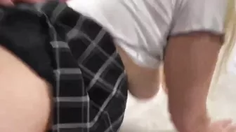 Brother takes college girl's virginity in the incest porn video