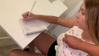 Student felt sperm even in mouth when stepbrother came after incest Student felt sperm even in mouth when stepbrother came after incest