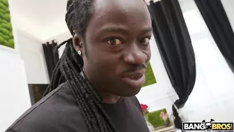 Czech girl Adelle Sabelle highly appreciates XXX black dick in mouth