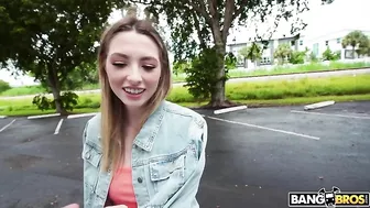 Teen has some doubts but in the end decides to get into this XXX bus