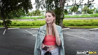 Teen has some doubts but in the end decides to get into this XXX bus