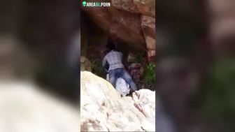 Lovers think they have sneaky sex but Indian guy films caught video