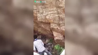 Lovers think they have sneaky sex but Indian guy films caught video