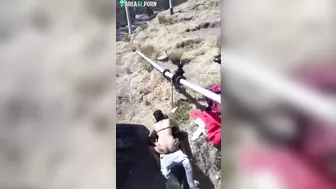 Caught porn video of Indian bitch riding lover's strong boner