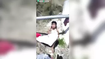 Caught porn video of Indian bitch riding lover's strong boner