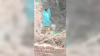 Indian woman wouldn't take a bath if she knew she was caught Indian woman wouldn't take a bath if she knew she was caught