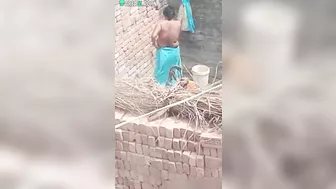 Indian woman wouldn't take a bath if she knew she was caught