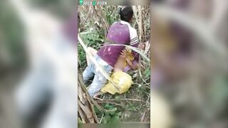 Unfaithful Indian wife and lover go outside to film caught video