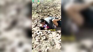 Village guy is caught fucking Indian neighbor girl in missionary