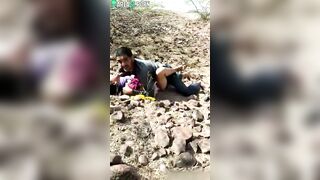 Village guy is caught fucking Indian neighbor girl in missionary