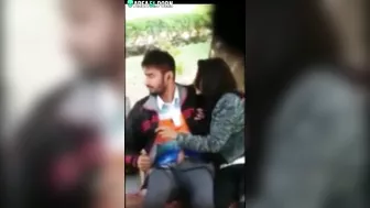 Delectable Indian girl sucks cock in park and is caught by voyeur Delectable Indian girl sucks cock in park and is caught by voyeur