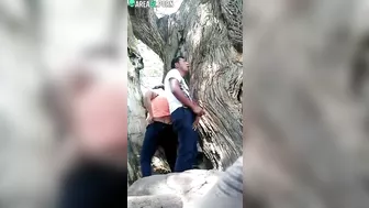 Lover of caught videos films Indian male fucking girlfriend from behind