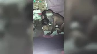 Old Indian male is caught fucking young bhabhi in missionary