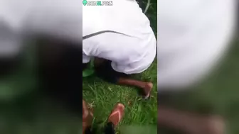 Friends caught Indian girl masturbating and decided to use her cunt