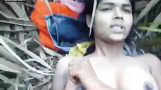 Wife with a braid and nose piercing fucked in caught Indian video