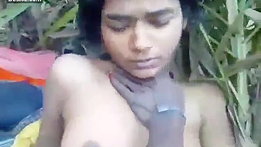 Wife with a braid and nose piercing fucked in caught Indian video