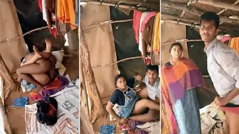 Lover is fucking Indian wife in piledriver when they are caught Lover is fucking Indian wife in piledriver when they are caught