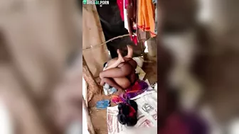 Lover is fucking Indian wife in piledriver when they are caught