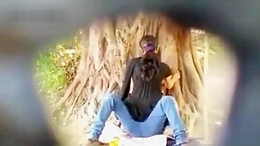 Pervert films caught video of Indian girl riding sex partner's dick
