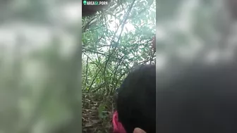 Mustached Indian lovelace kisses bhabhi in the outdoor caught video