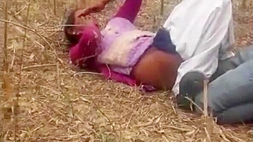 Outdoor caught video of clothed guy fucking Indian girl in missionary