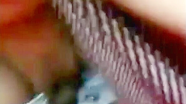 Camera guy's hard cock penetrates Indian aunty twat in caught video