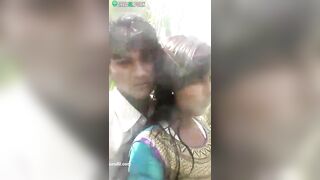 Stud and Indian girlfriend are going to make love in caught video