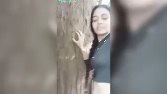 Handsome Indian guy is caught fucking bhabhi from behind outdoors