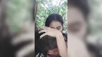 Handsome Indian guy is caught fucking bhabhi from behind outdoors