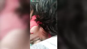 Slutty Indian bhabhi with nose piercing enjoys sex in caught video