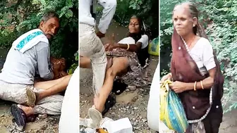 Guy sees Indian couple having sex and starts filming caught video