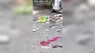 Guy sees Indian couple having sex and starts filming caught video