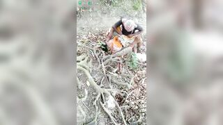 Man tries to fuck Indian wife and they are caught by stranger